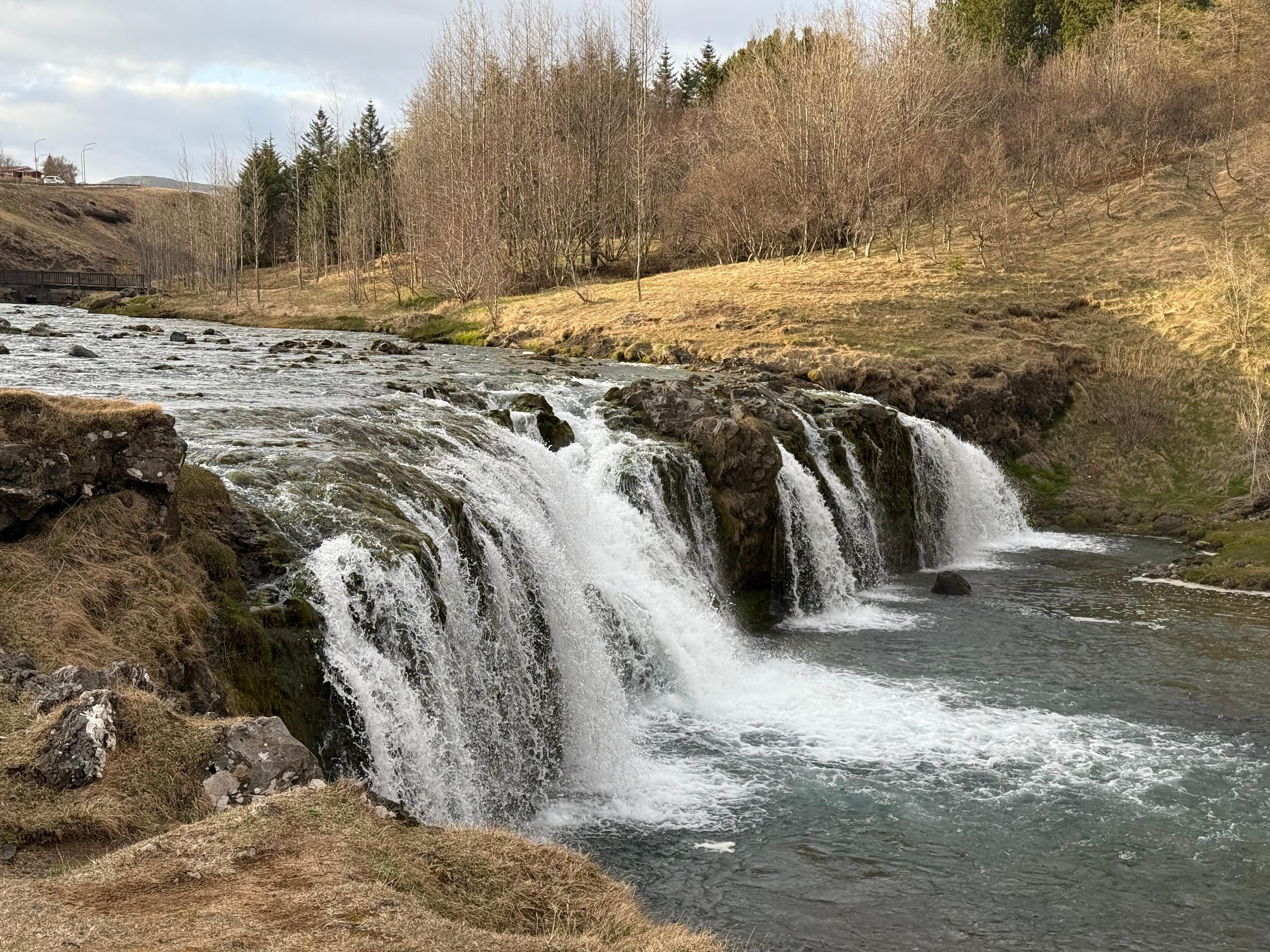 Nearby water falls 