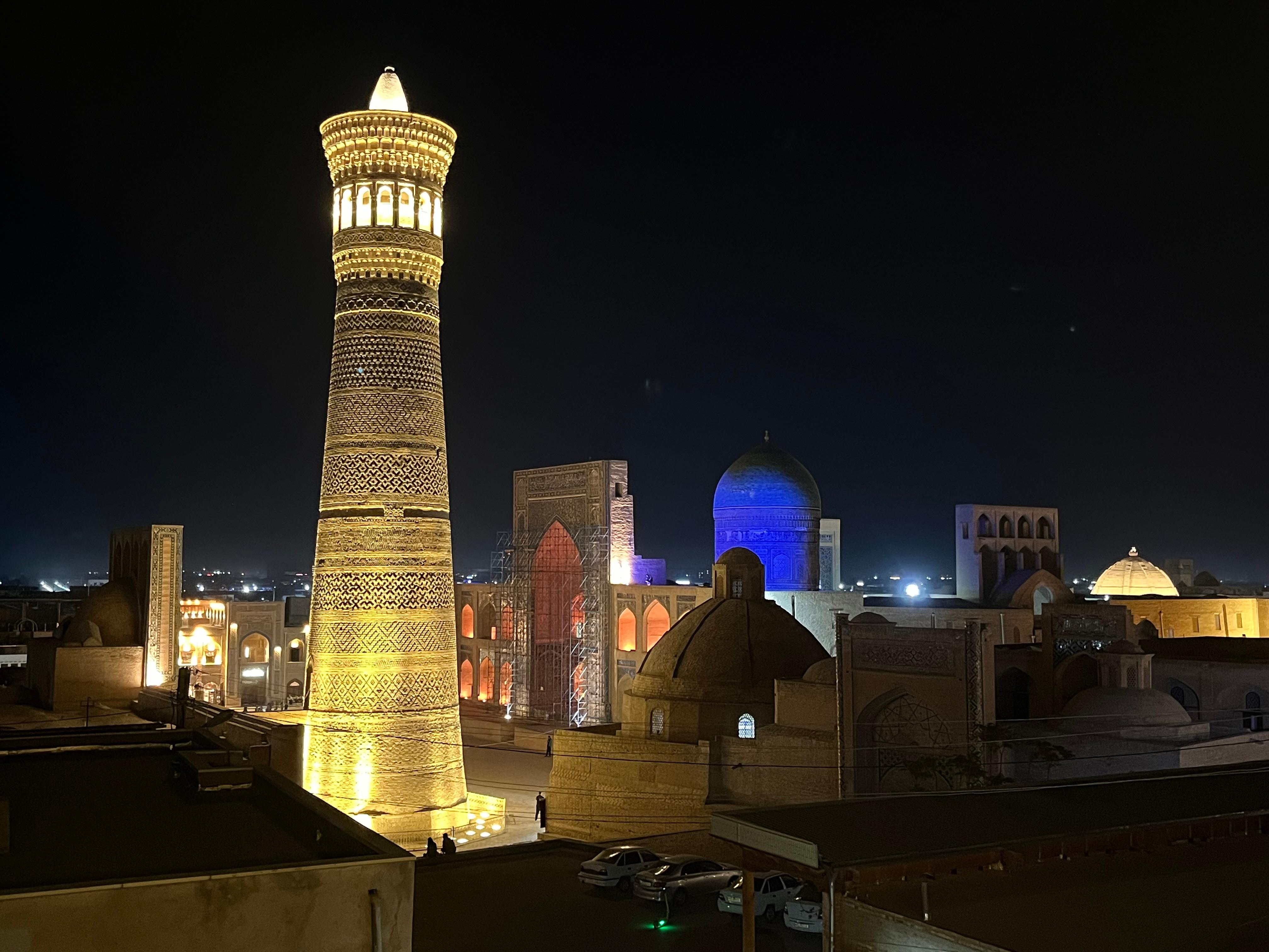 Photo I took from the hotel’s rooftop terrace at night.