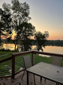 The deck is wonderful.