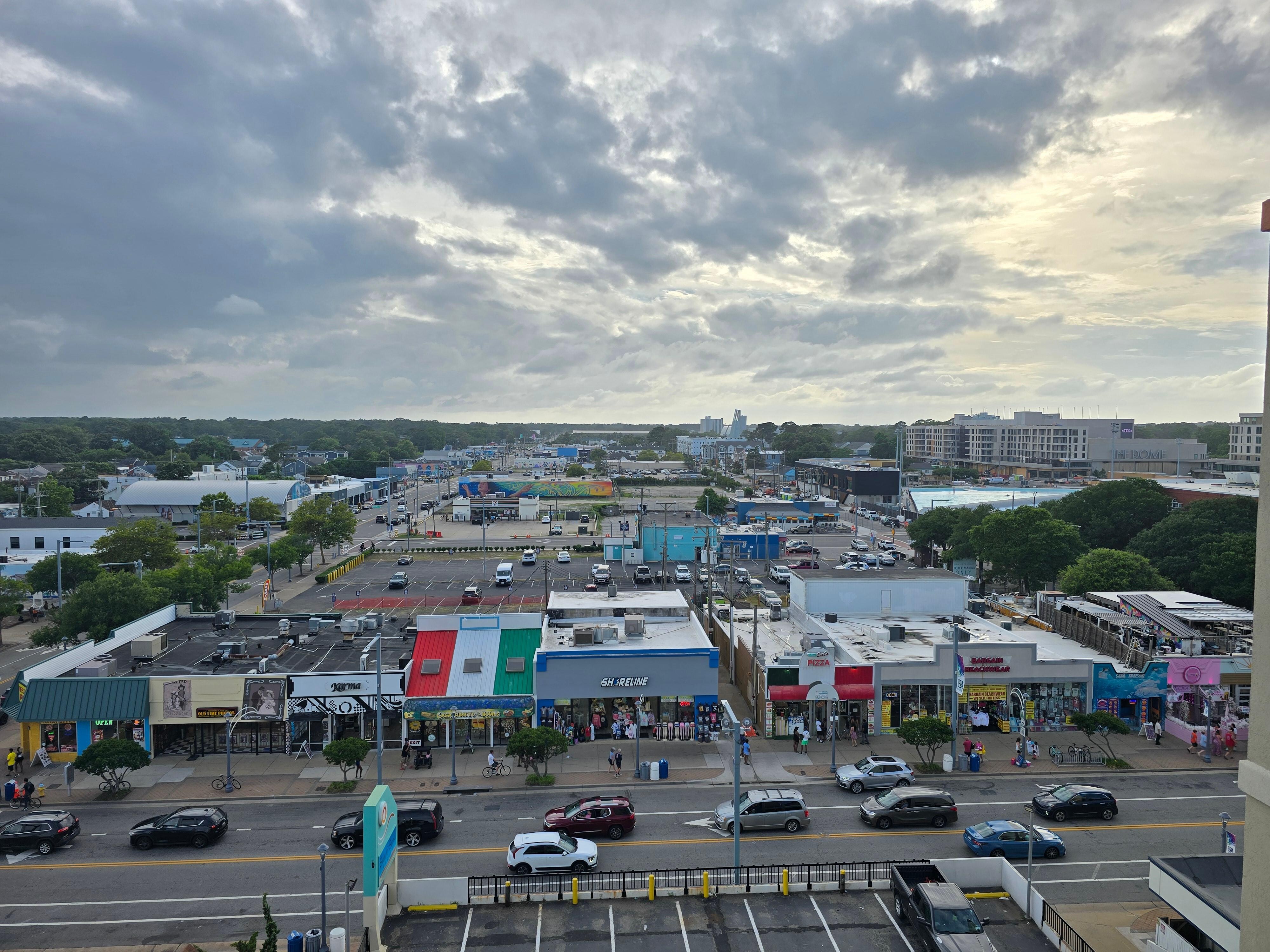View from the 8th floor pool