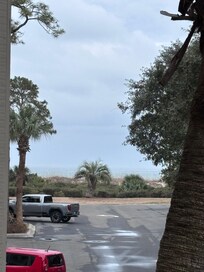 View of the ocean from the balcony