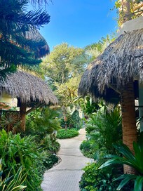 Quiet garden setting