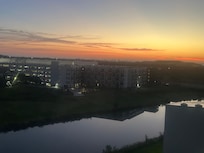 The sunrise view from my room.