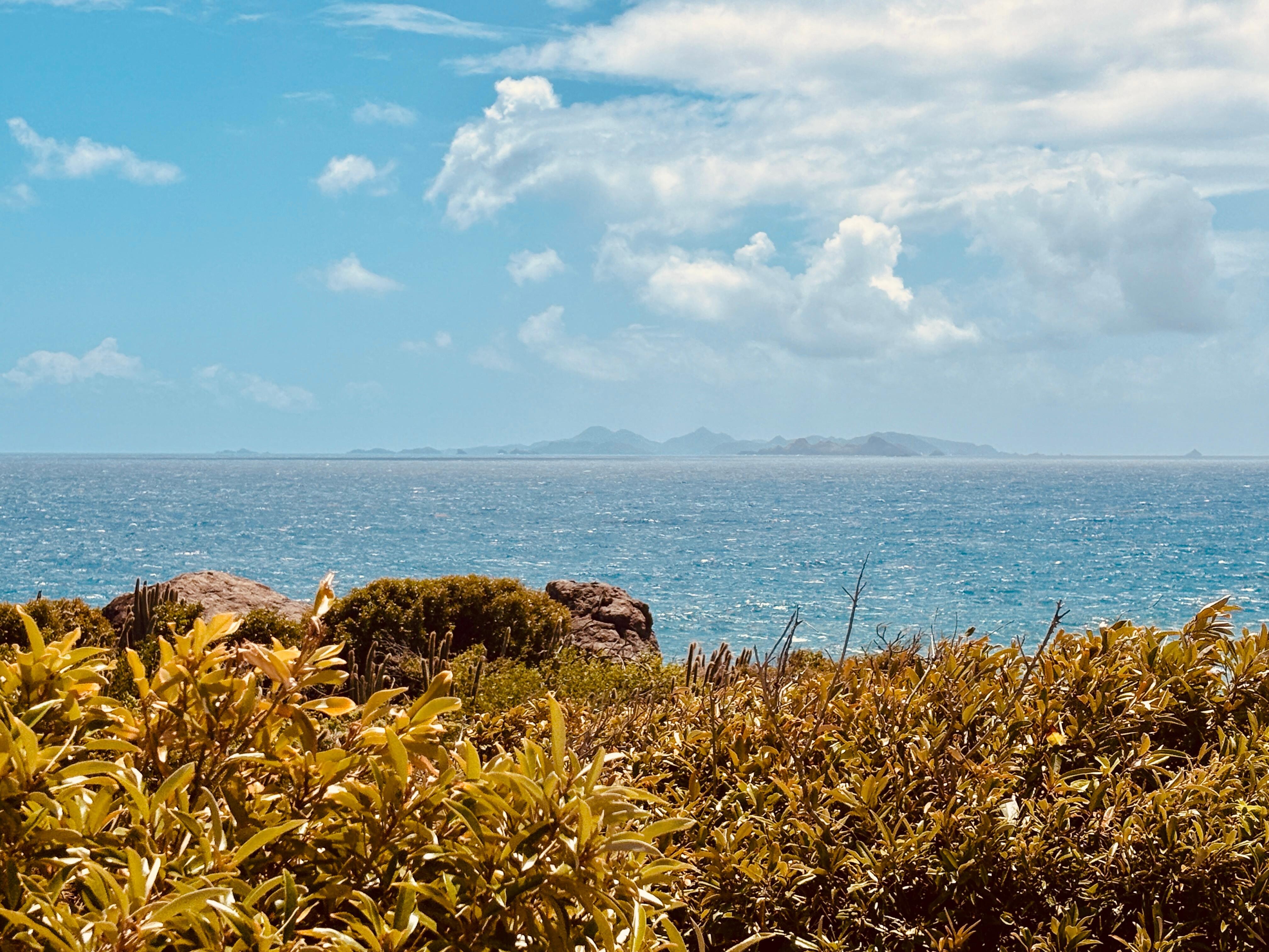 View of St Barts from Babit Point hike