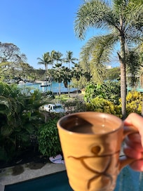 Morning coffee views