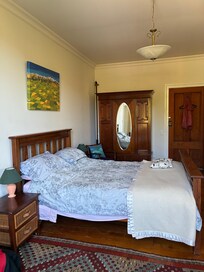 Comfortable bedroom.