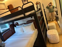 Perfect size for me, my daughter and her friend.