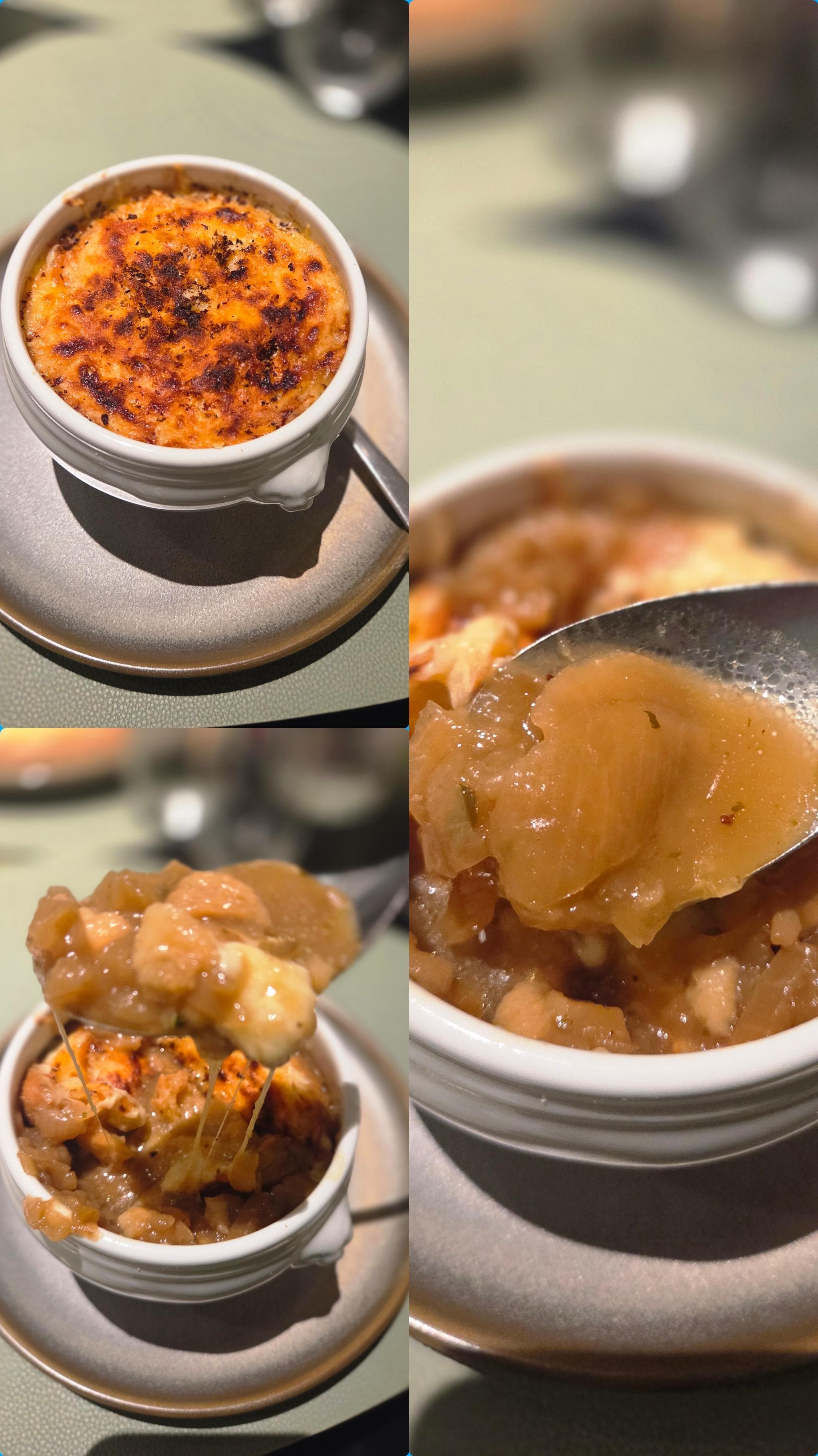 Onion soup from their restaurant was just about the best thing I tried while there 