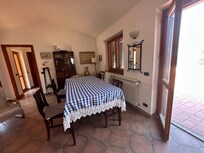 The living room / sleeping arrangement for two people can be a double or two seperate beds as you wish 😊