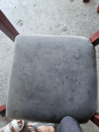 All restaurant chairs look liket his