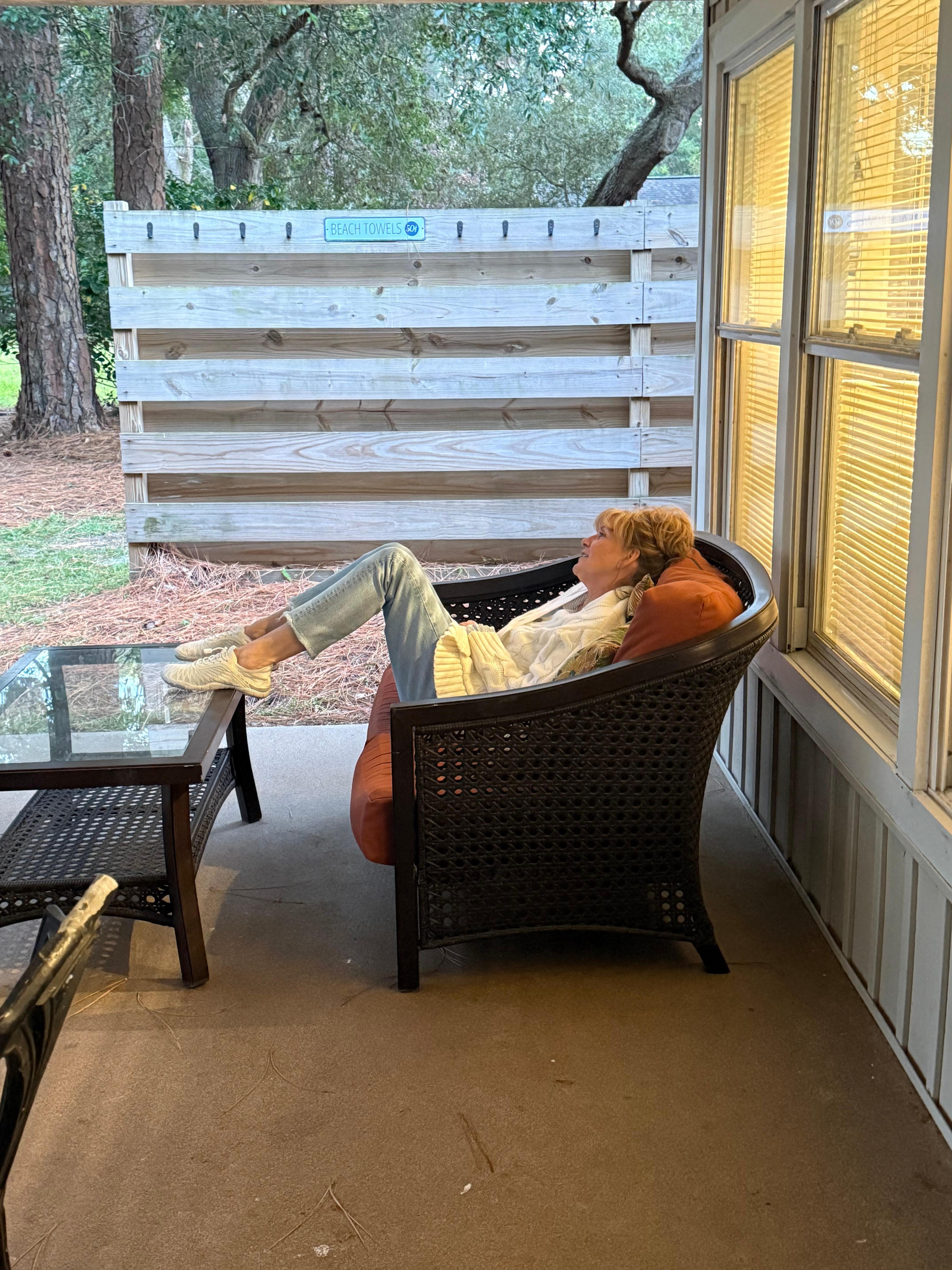 The sunroom was awesome – that’s where we spent most of our time