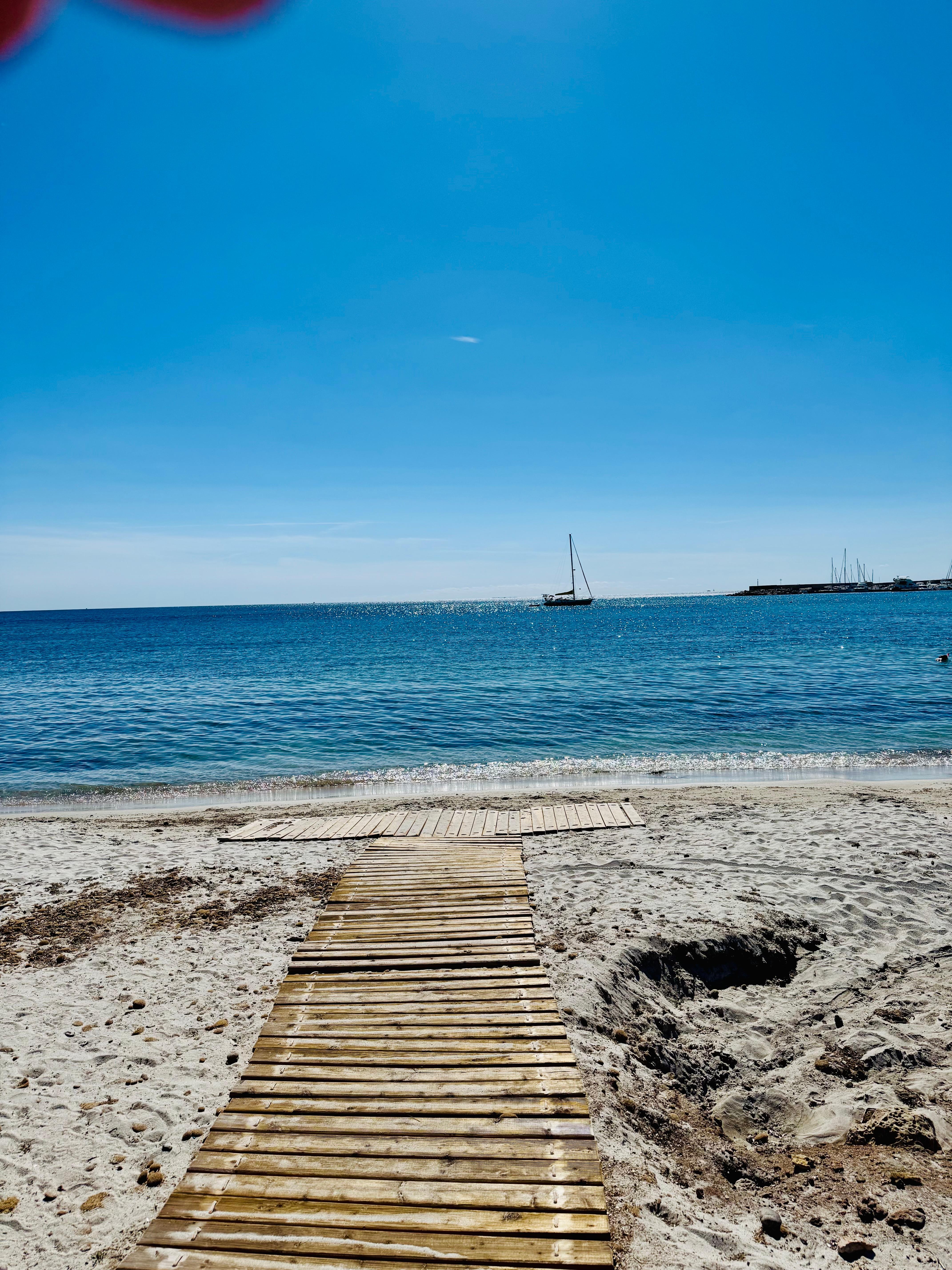 One of the beach areas