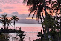 Couché de soleil vu de la loggia