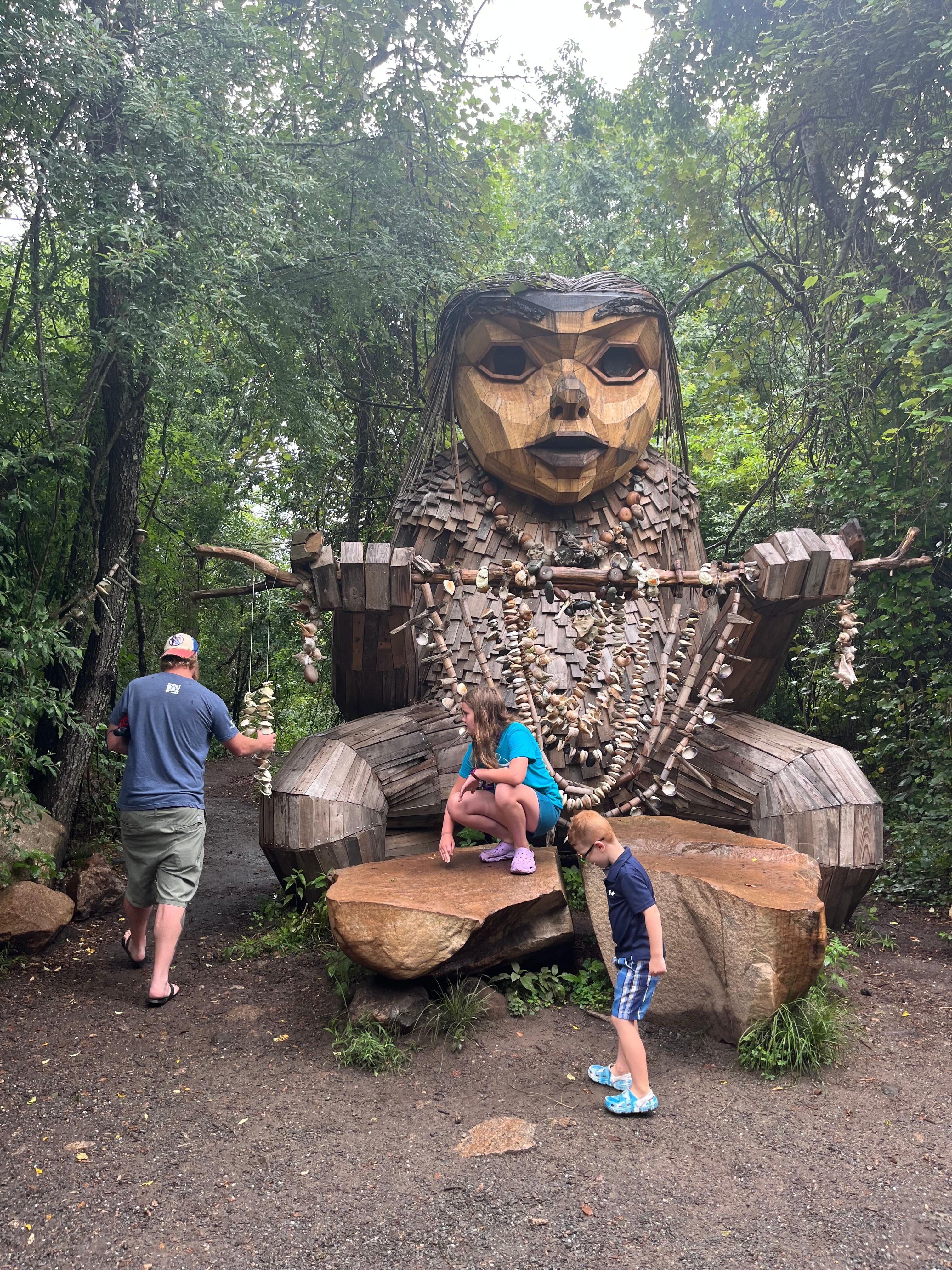 The trolls at benefit park are a must see