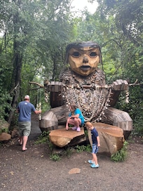 The trolls at benefit park are a must see