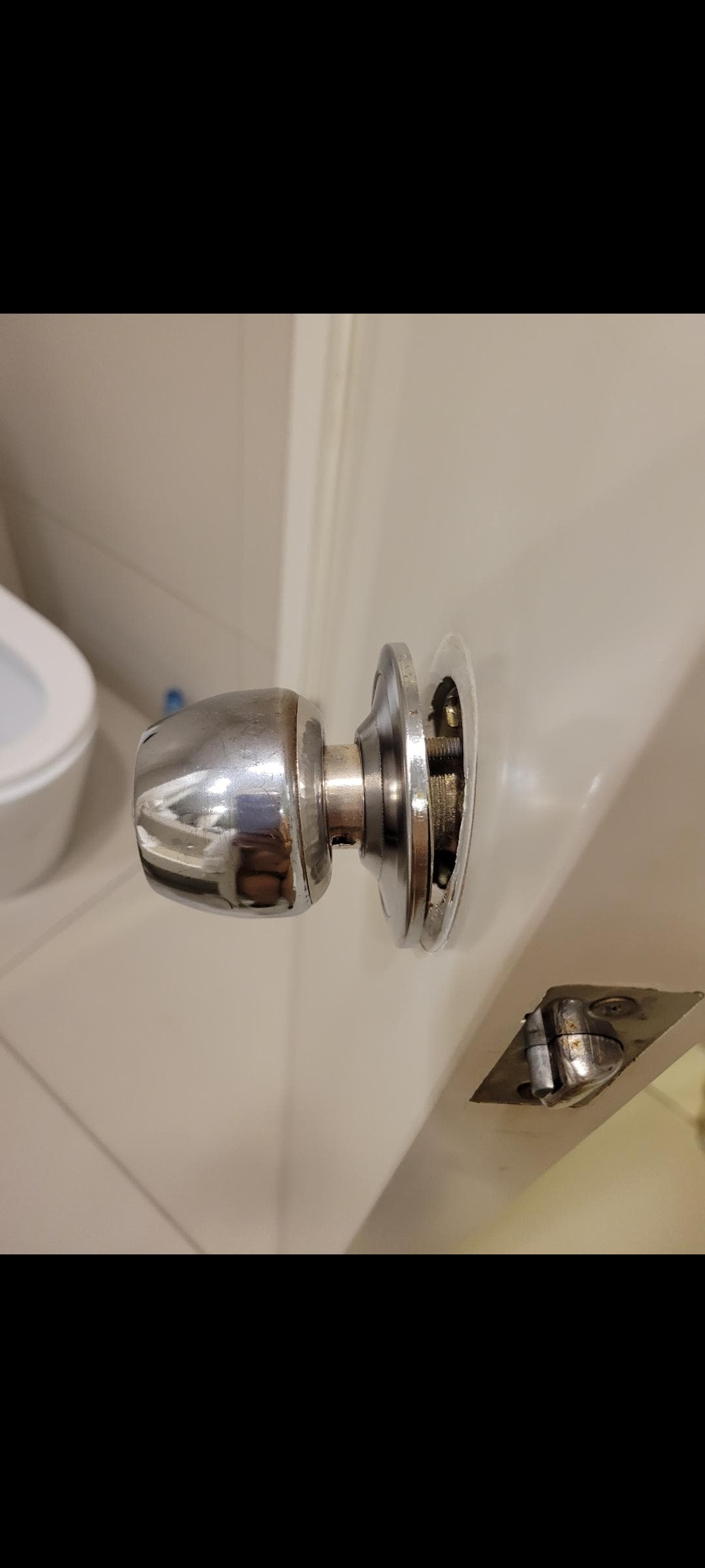 Bathroom door knob 