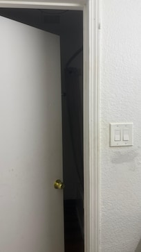 Bathroom light out. Shower in the dark if it’s your thing