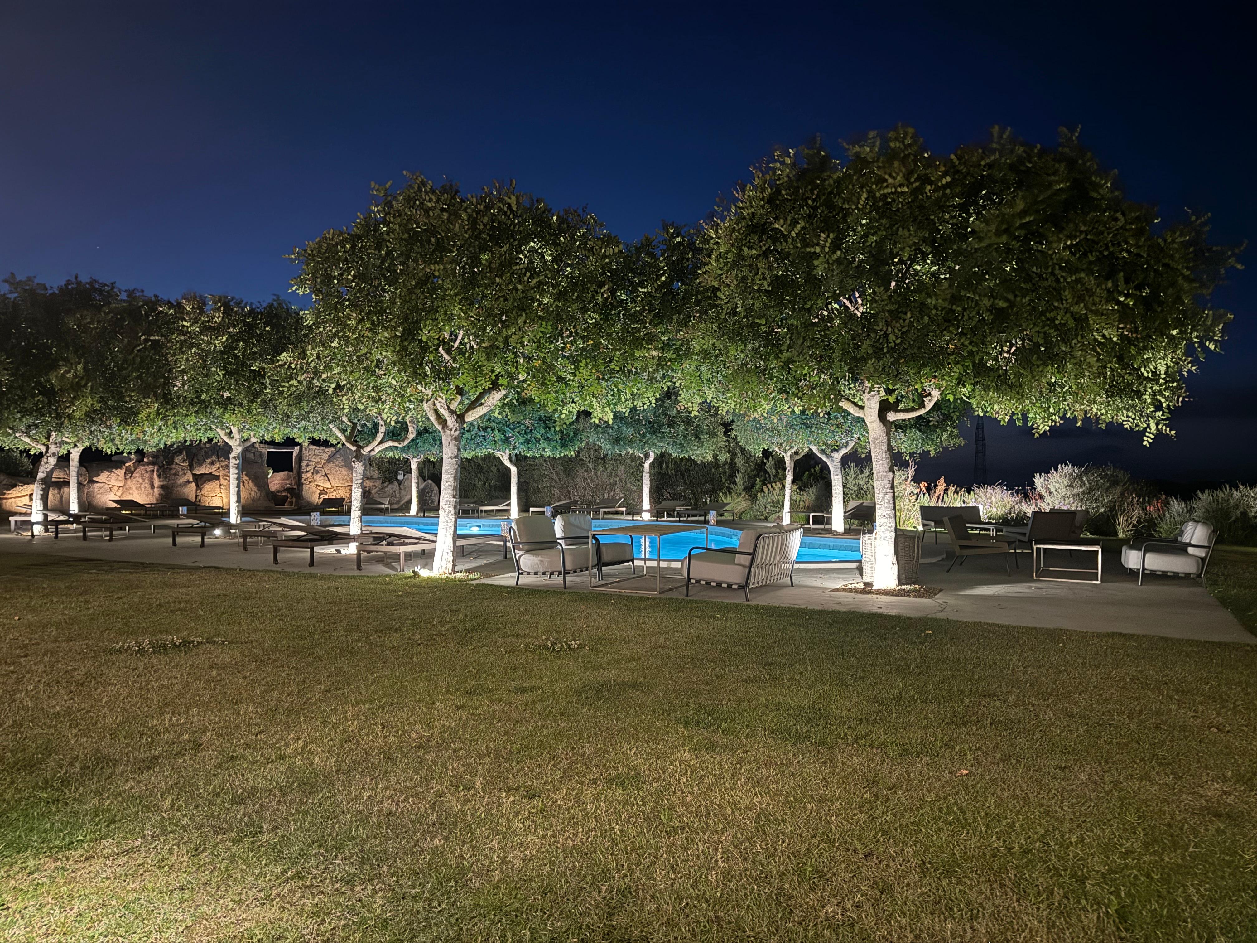 Pool at night 