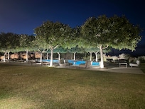 Pool at night