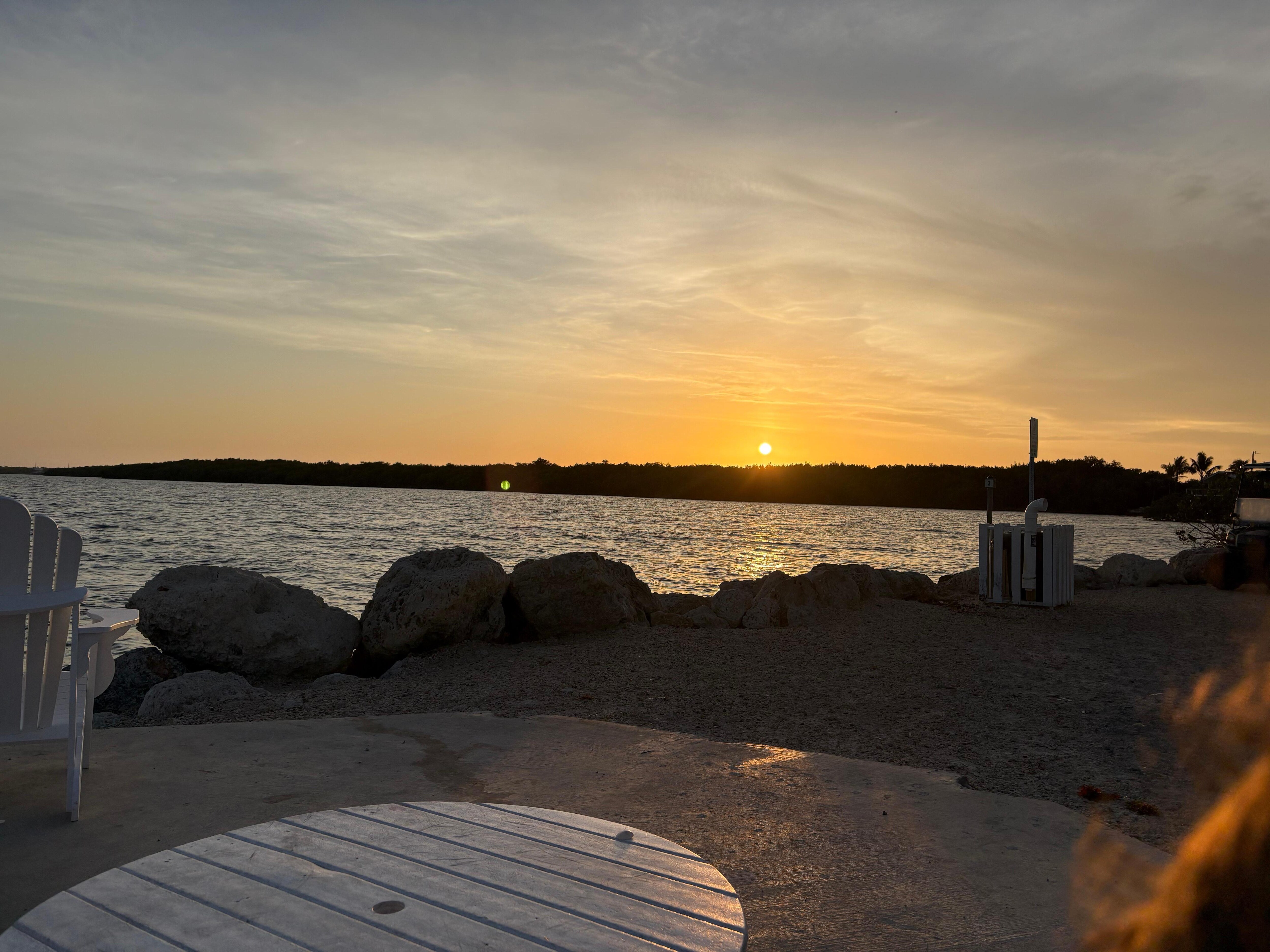Sunset from the jetty. 