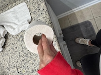 The size of the 1 allowed roll per bathroom per stay. We had to request more and the owner said they only provide 1 roll per bathroom per stay. (Im serious, there was absolutely NO backup tp anywhere int he house) lol