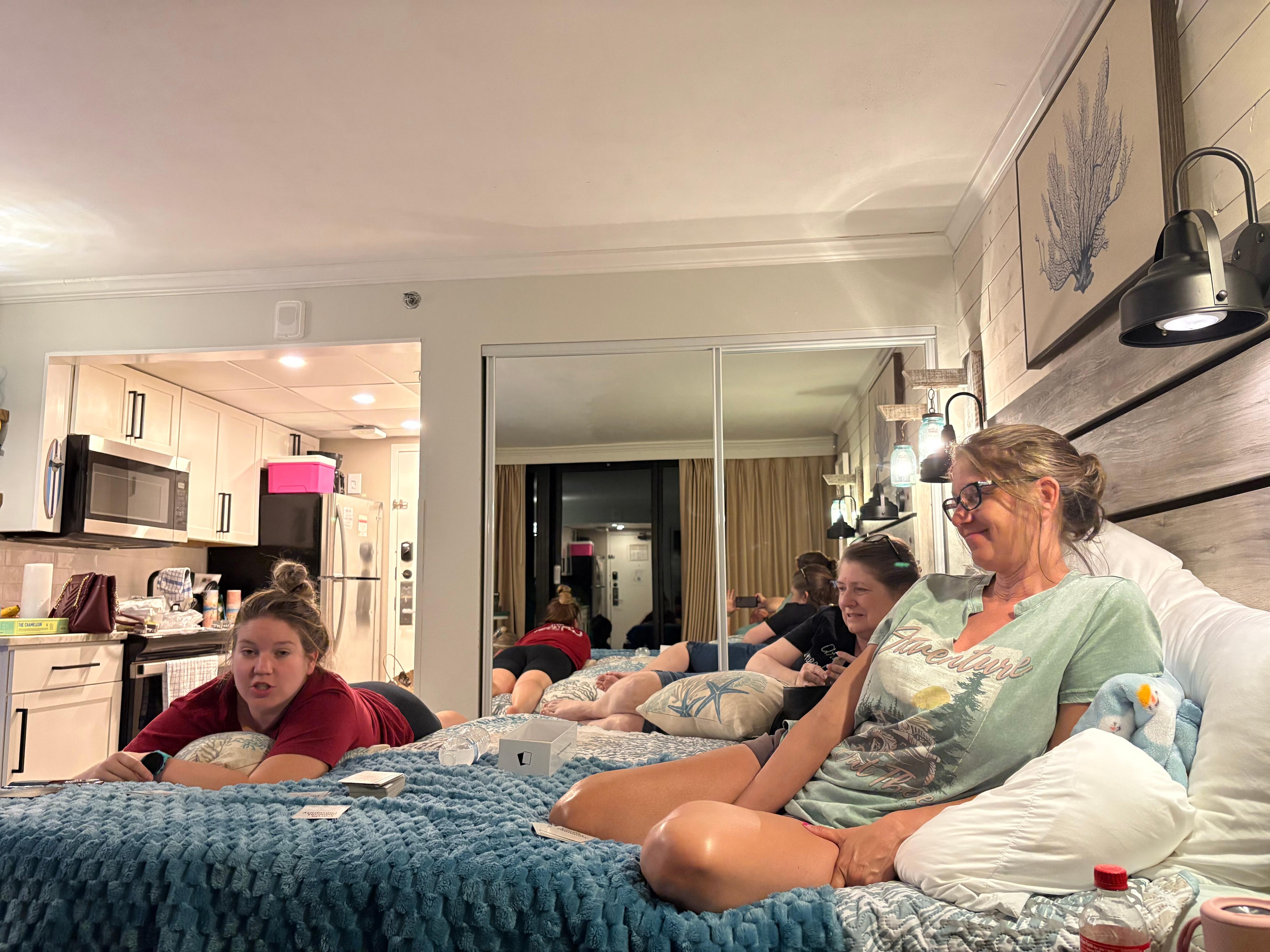 Just the girls chilling