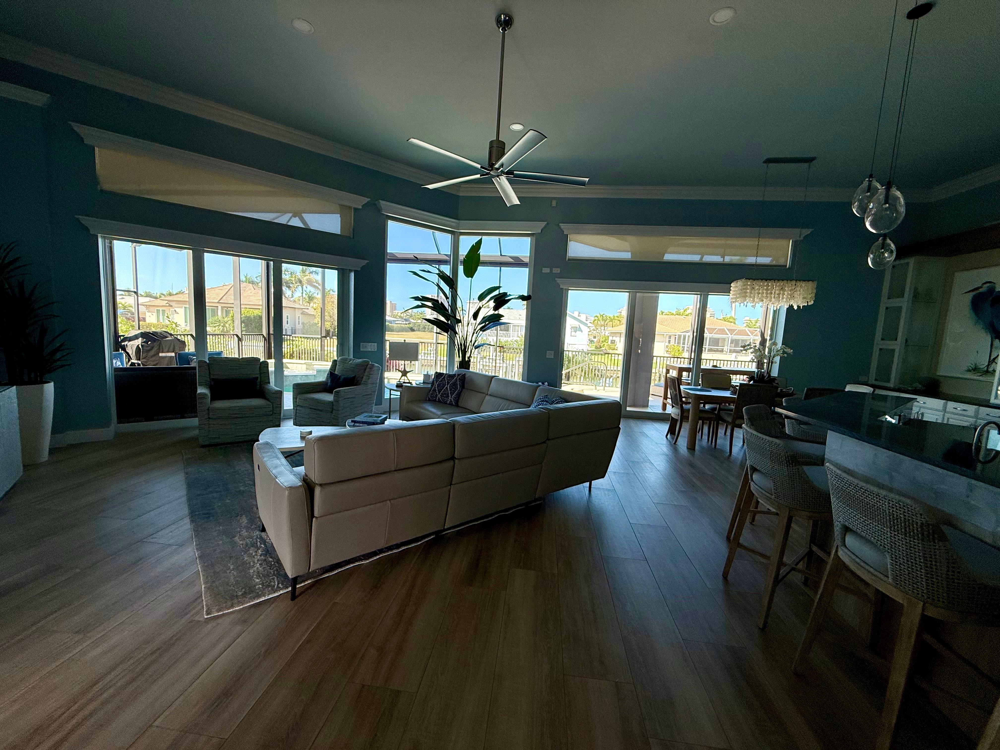 Plenty of comfortable seating for our large family! 