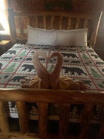 Big nice beautiful bed