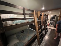 Bunk/laundry room.