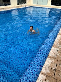 Hotell pool.