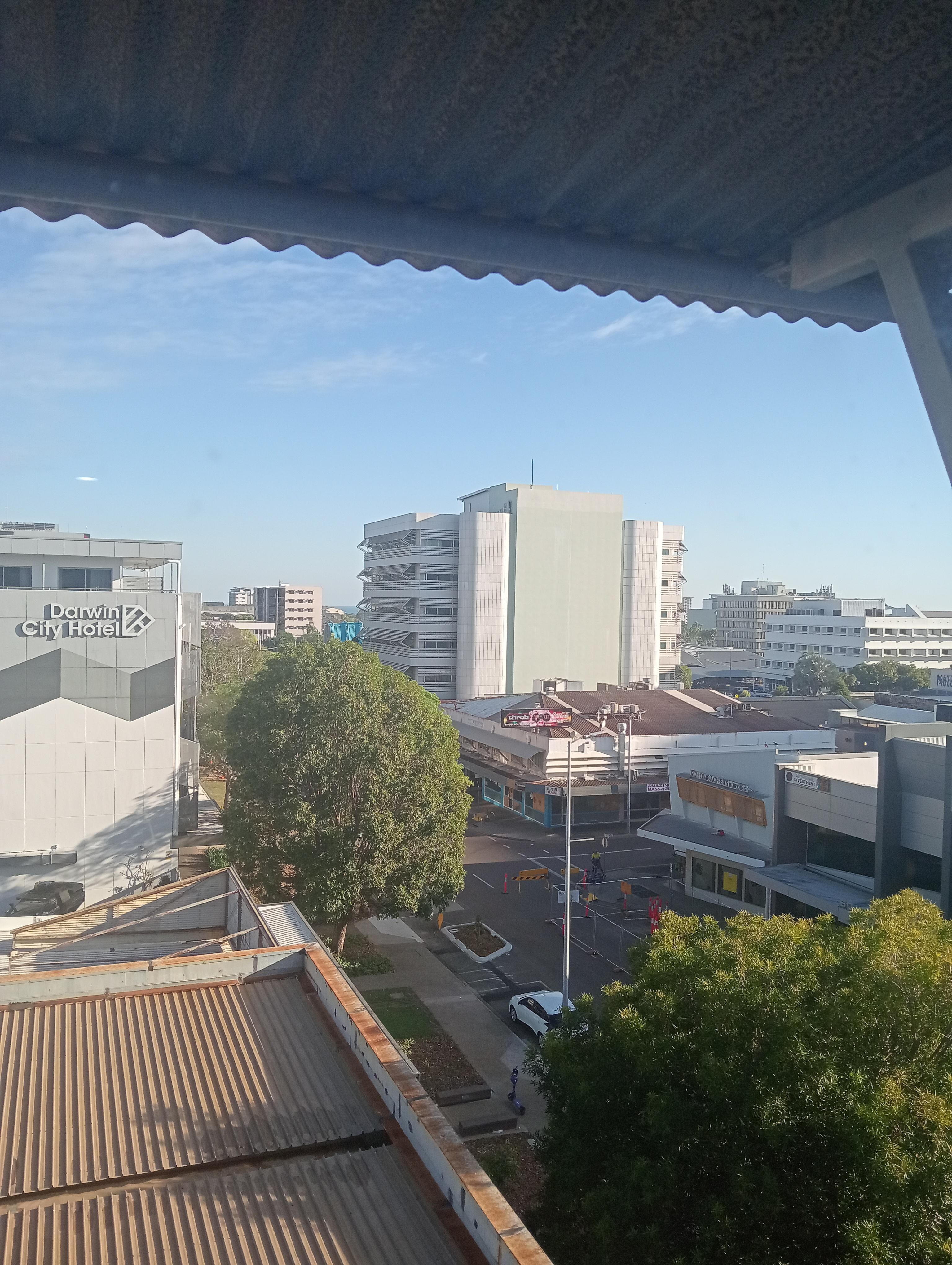 From the room