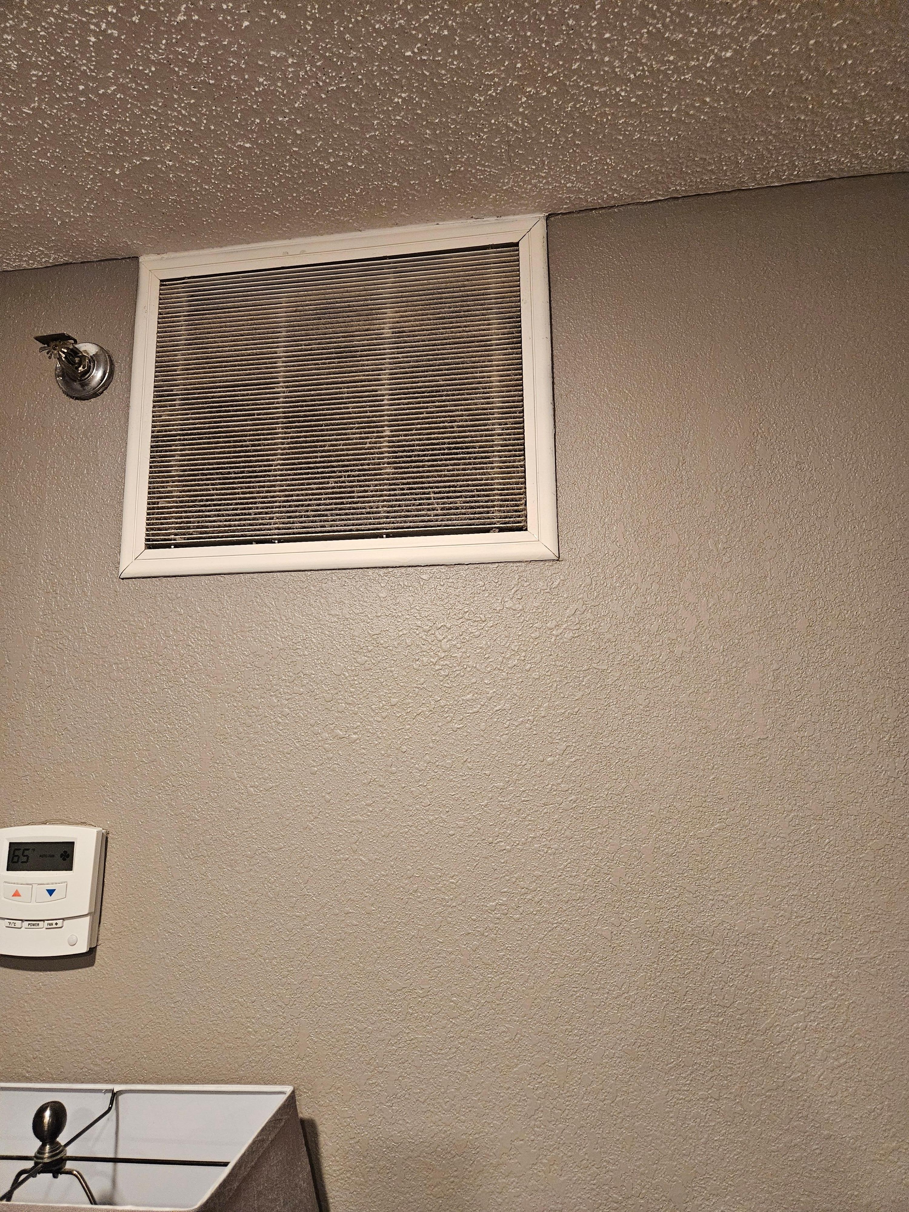 Vent needs to be cleaned