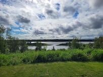 Back yard overlooking the St. Louis river.