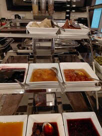 Breakfast is pretty good