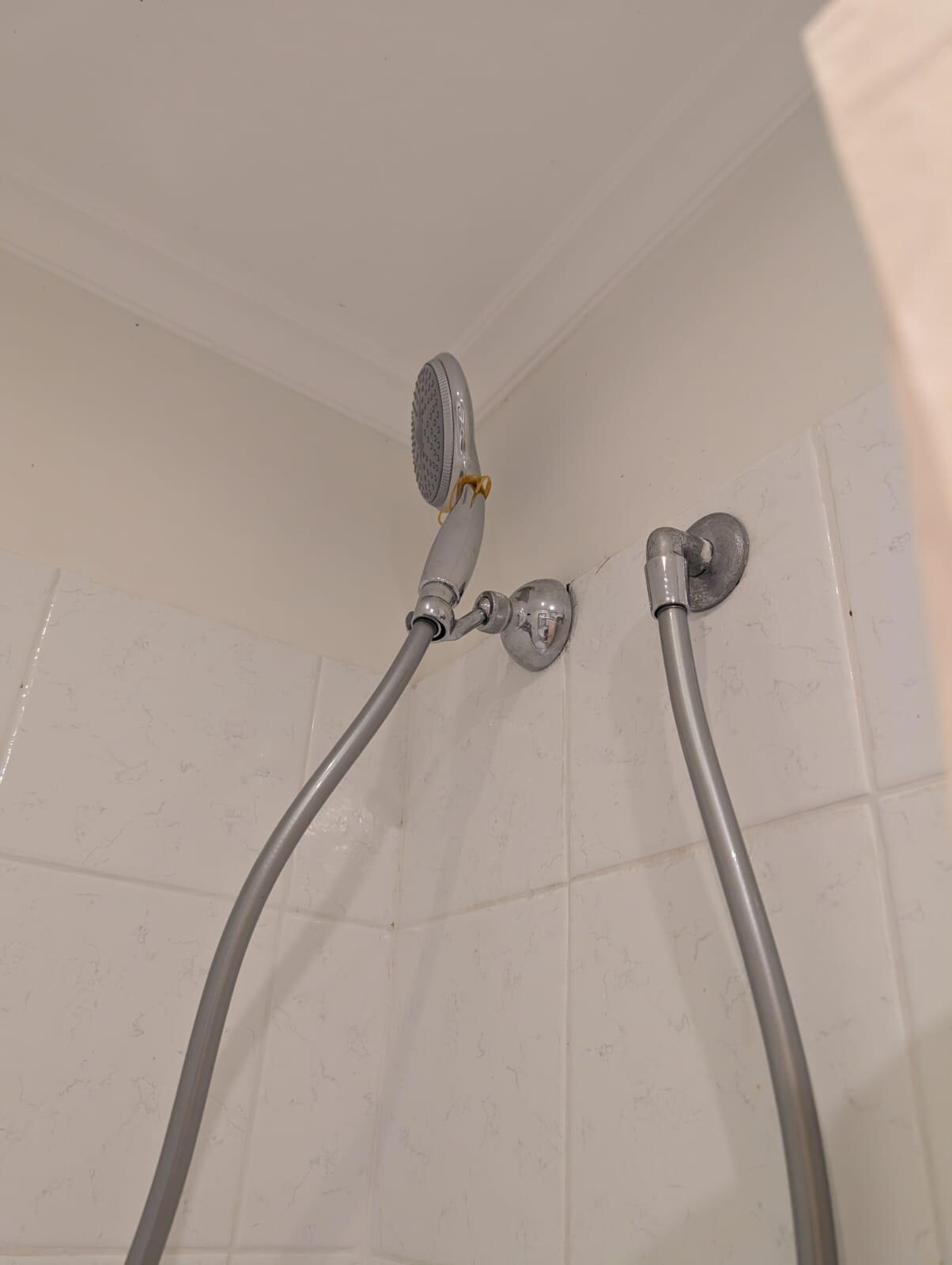 Shower bracket fixed upsidedown