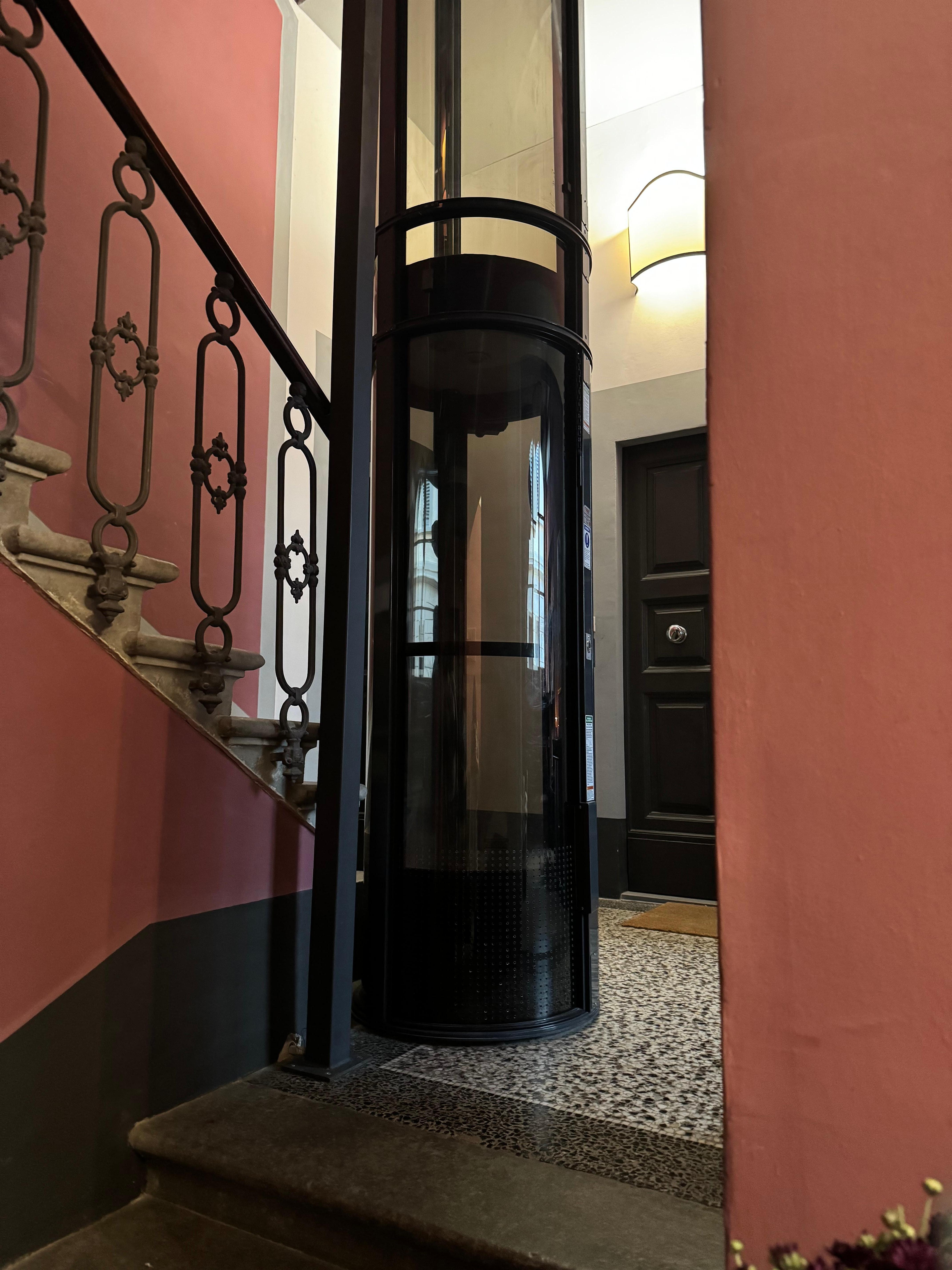 No need to lug backs up and down stairs