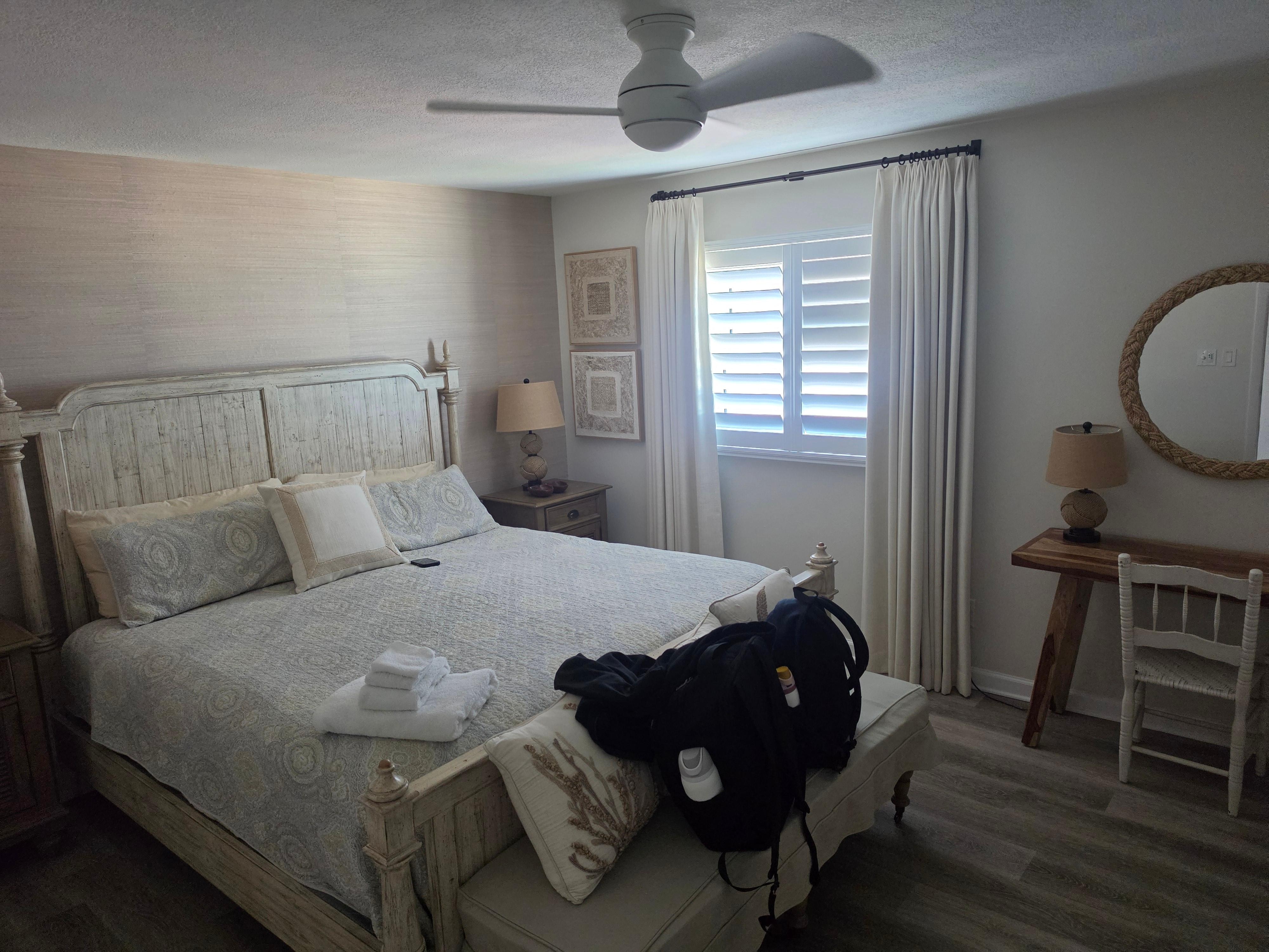 Spacious and beautiful rooms.