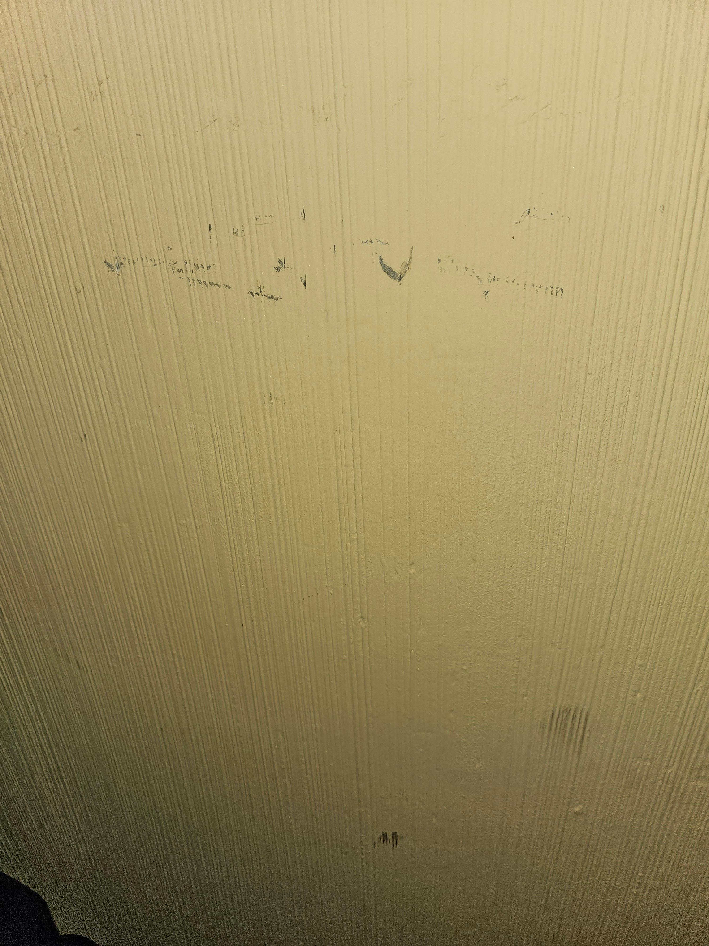 Walls were in horrible shape 