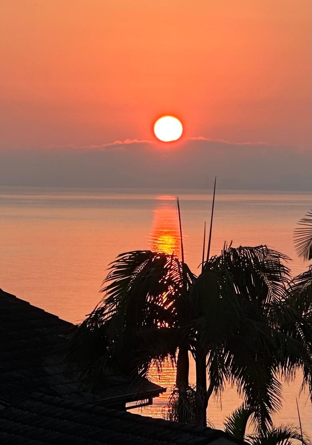 Sunrise from the balcony