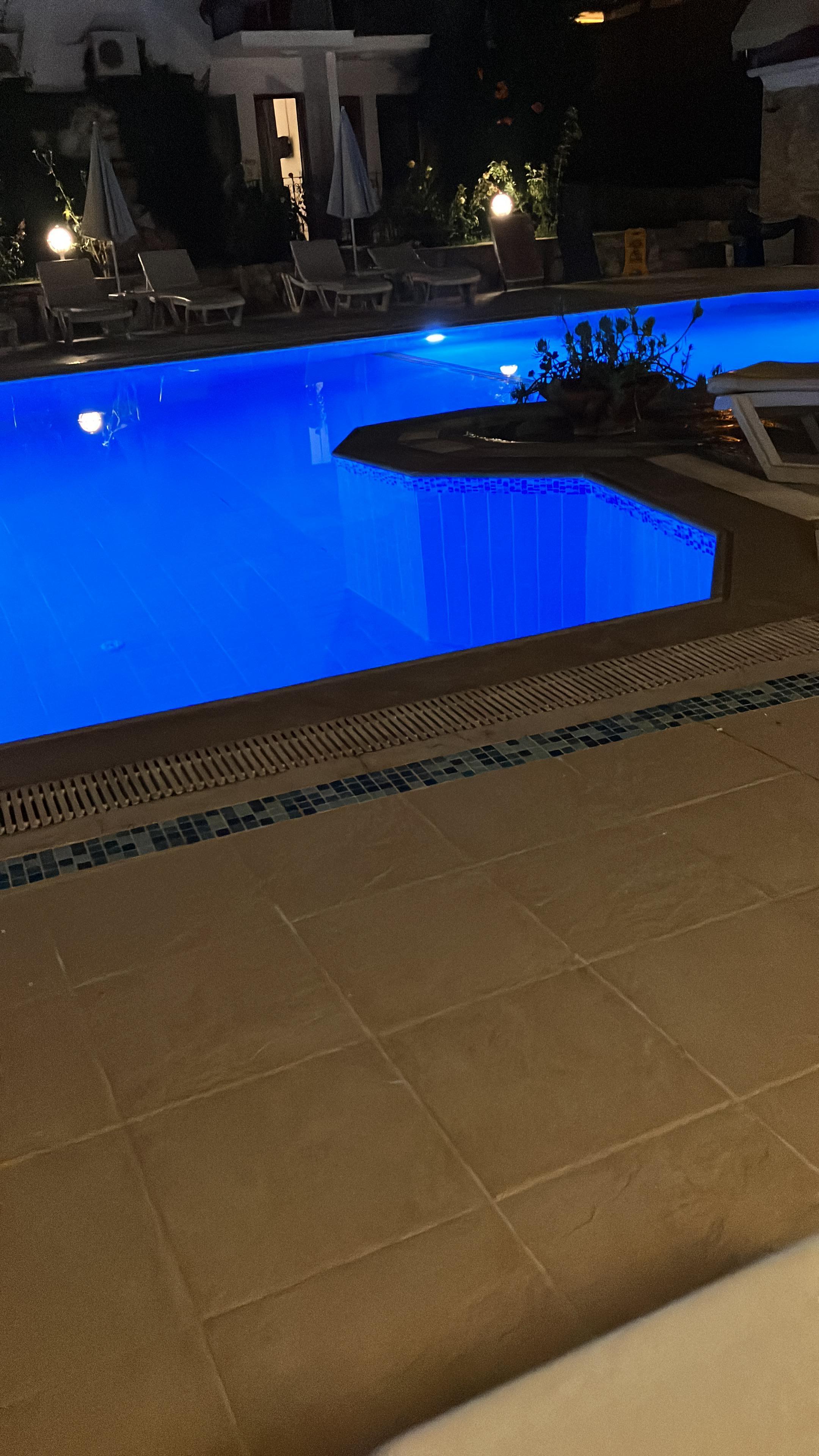 Pool at night 