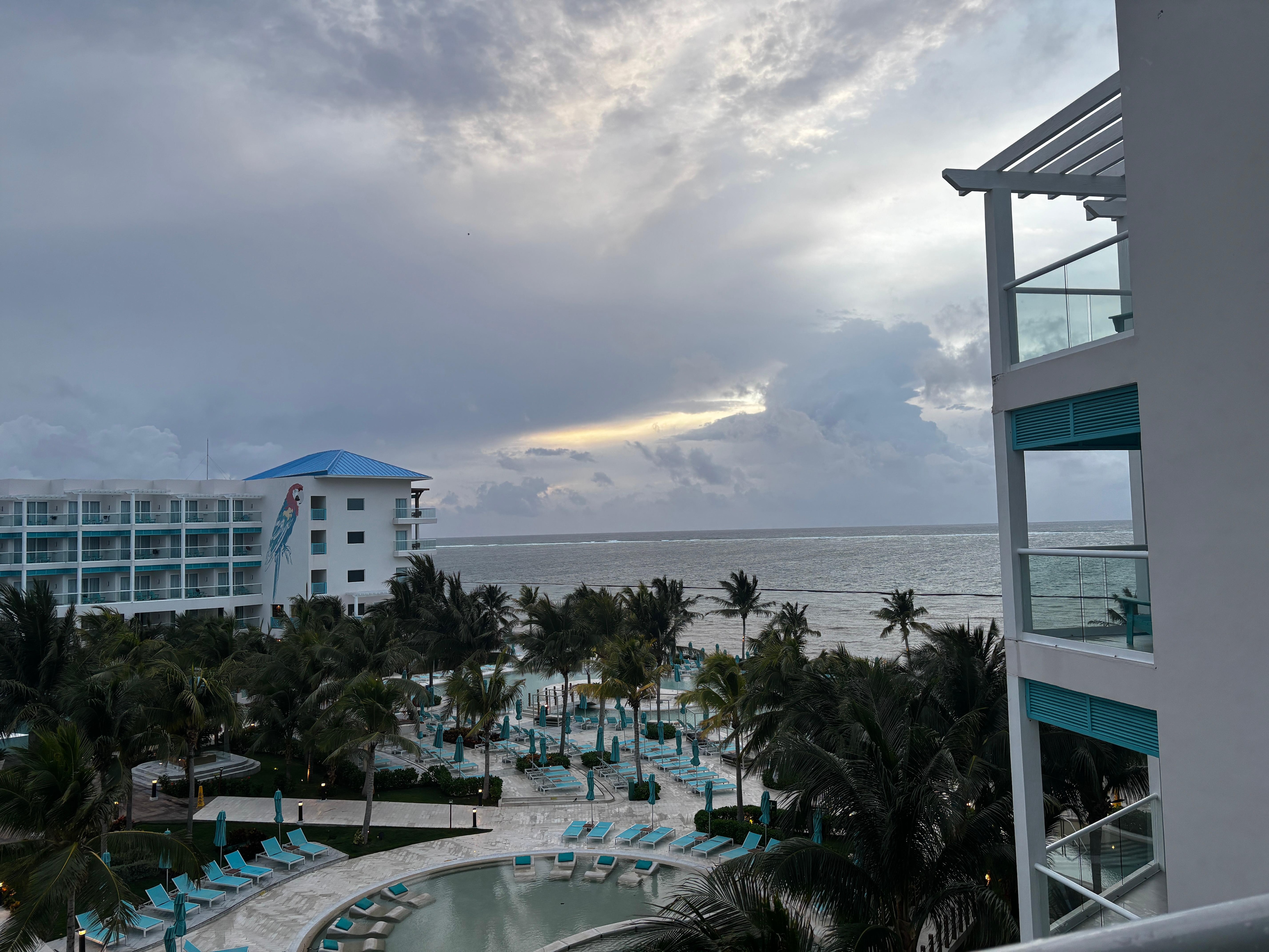 Breathtaking view from our room 