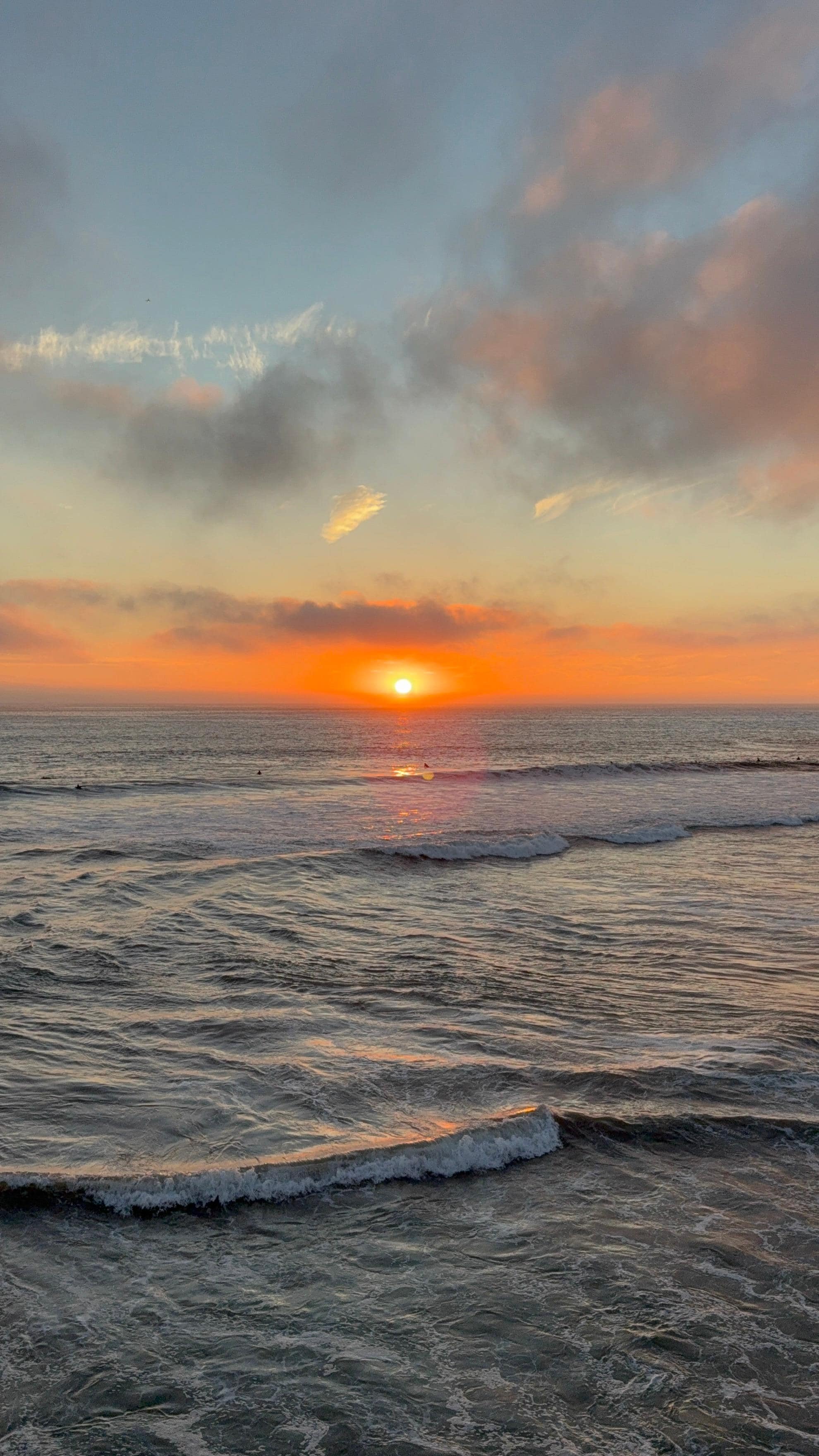 sunset from the pier 