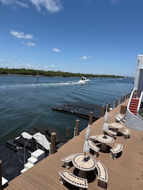 View of the patio at the property.