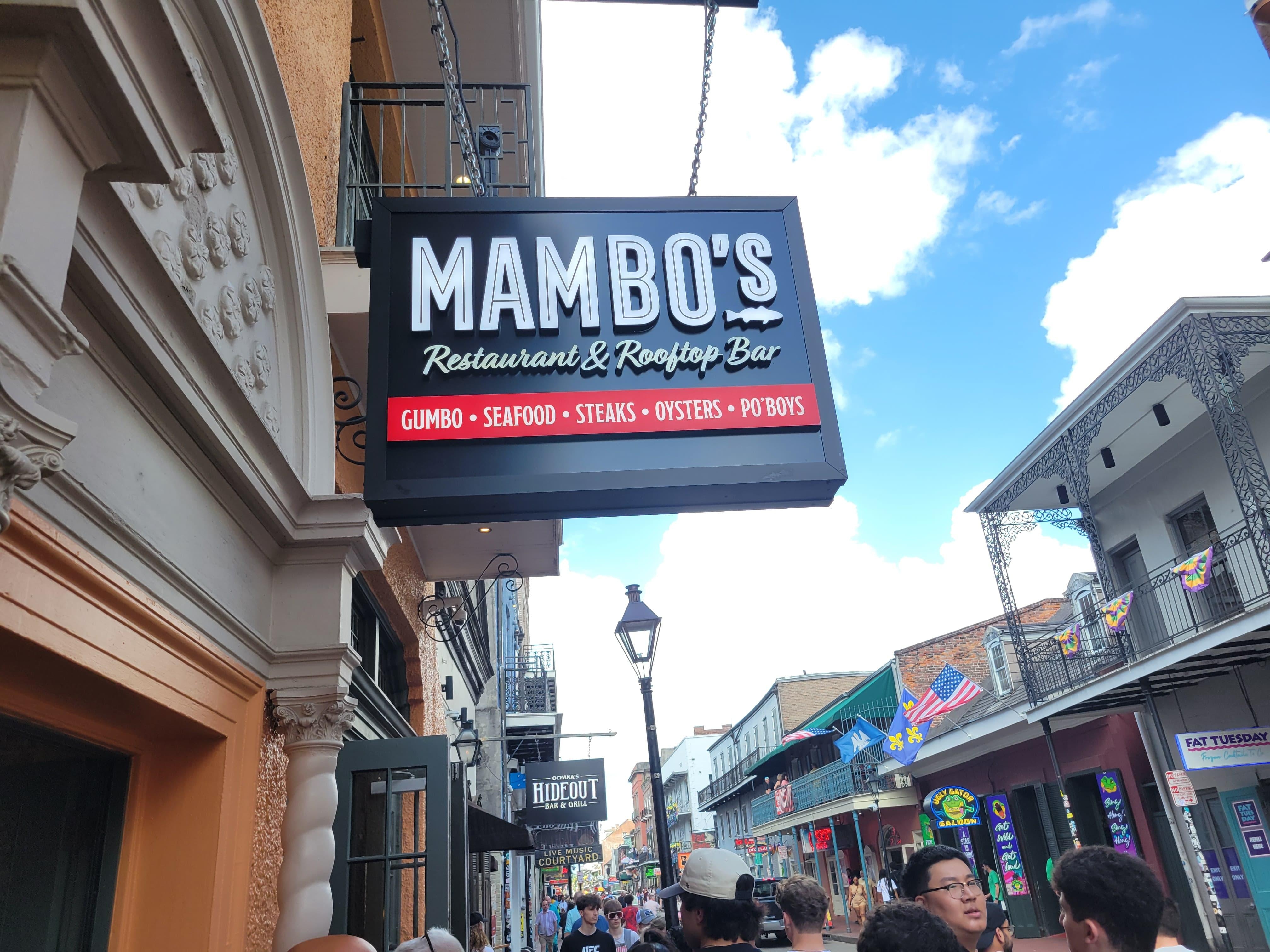 One of the restaurants that was close by