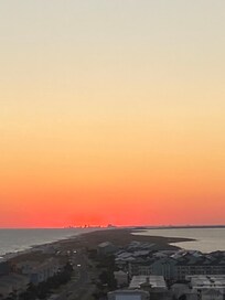 Sunset from balcony