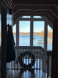 View from loft king size bed!