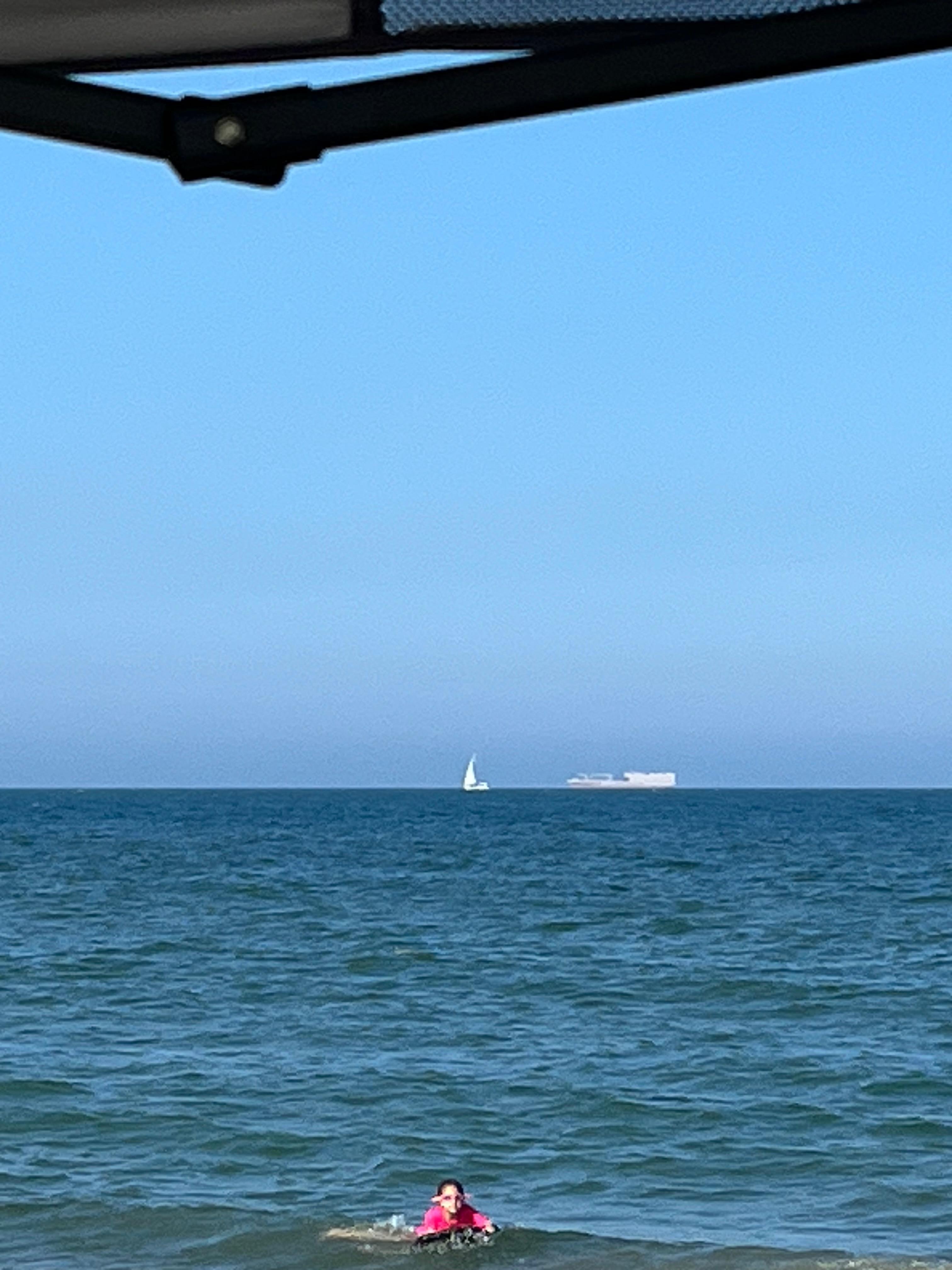 Down on the beach enjoying the day roll by!
