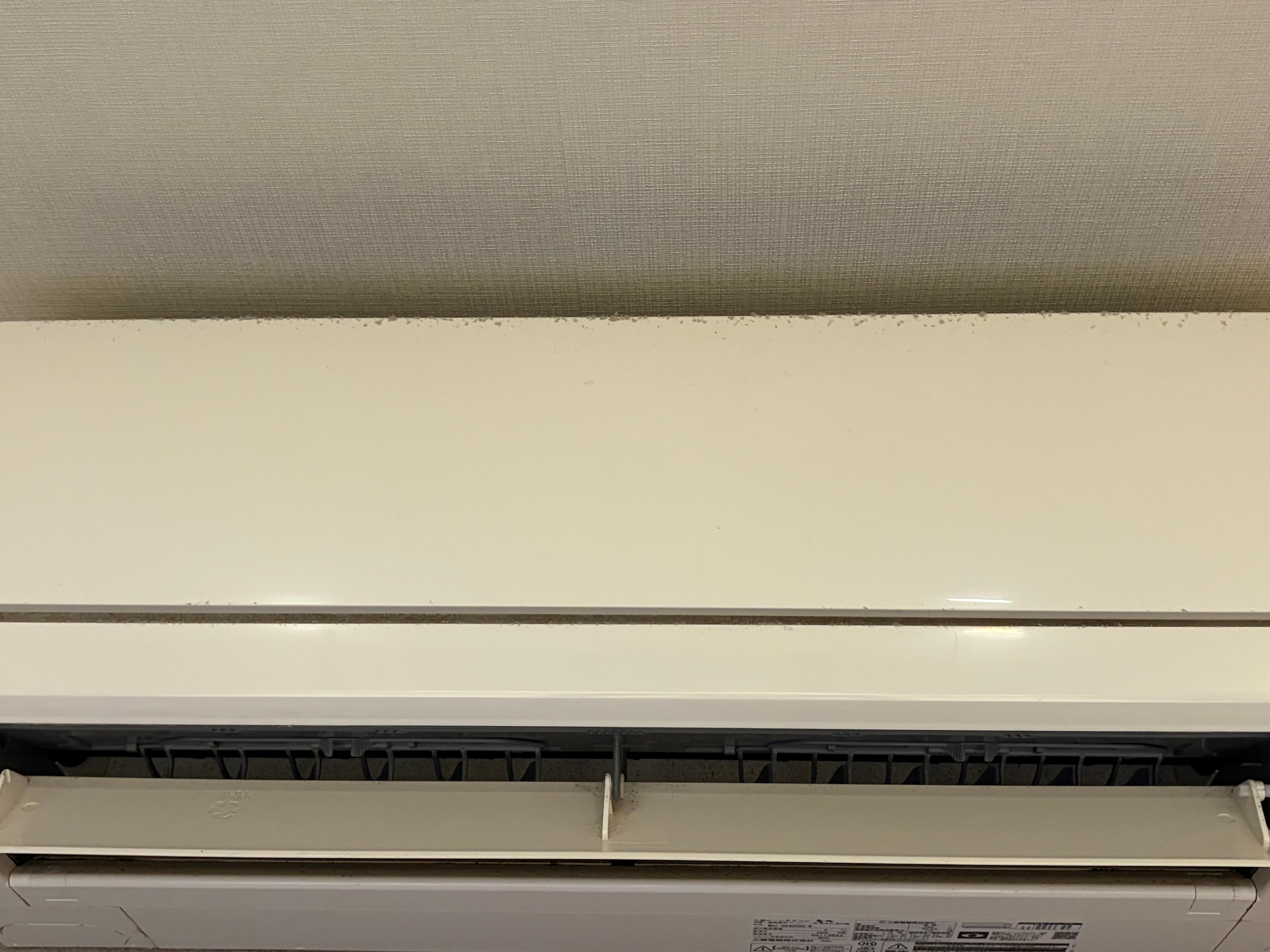 visible dust accumulation. Very low air flow despite put to strong fan. 