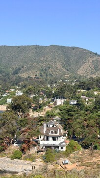 View of the Casa Wilson from hill across the street