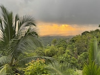 View from the hot tub